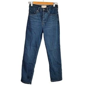 Everlane High-Rise Slim-Straight Cigarette Jeans sz 26